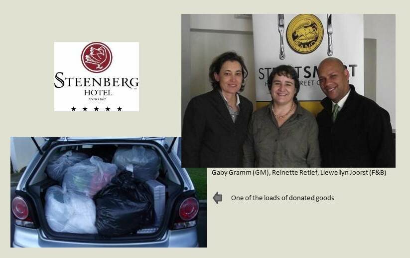 Steenberg Hotel donation